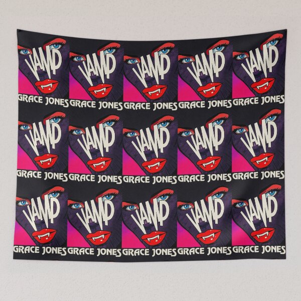 Item preview, VAMP ~ Grace Jones Vintage 80's VHS HORROR Cartoon designed and sold by TheLastGarden.
