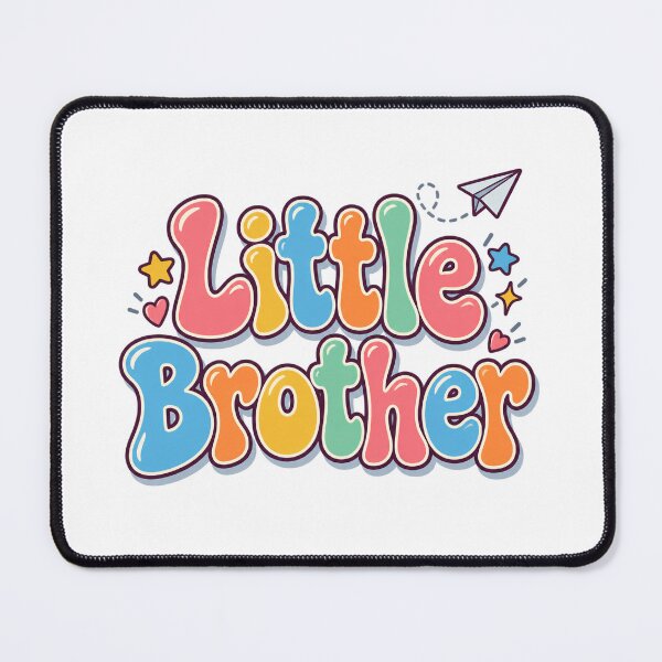 Item preview, Little Brother Colorful Bubble Letters designed and sold by Watercolorsart.