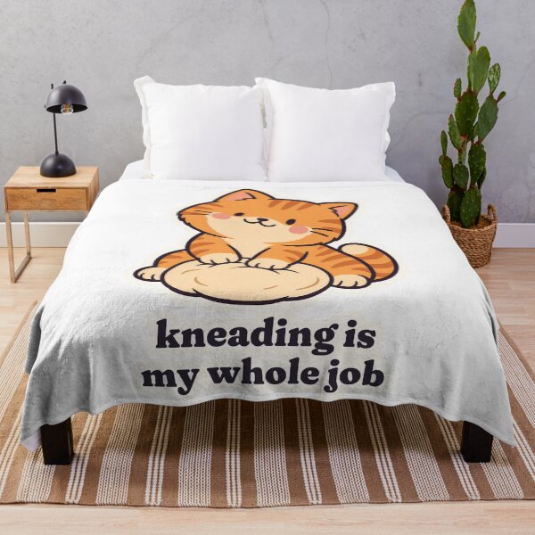 Item preview, Orange Cat Kneading Is My Whole Job Sourdough designed and sold by OuqCreations.