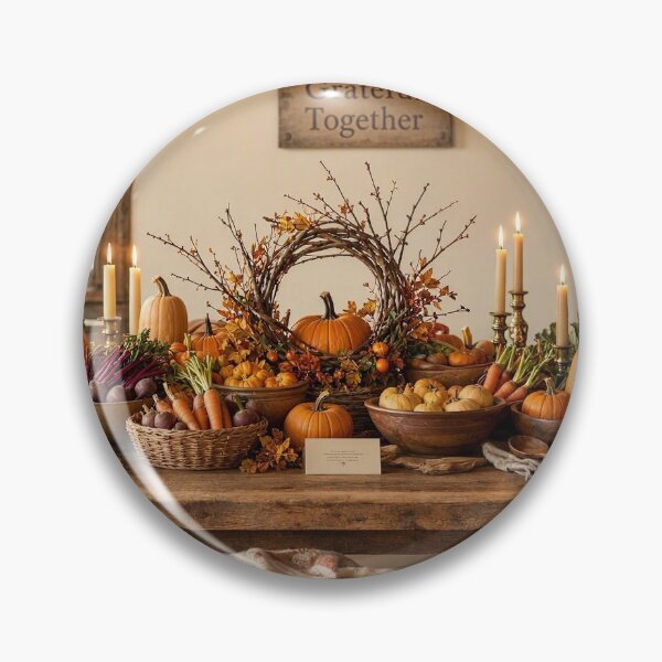 Item preview, Abundant Harvest Gathering • Thanksgiving Gratitude Table designed and sold by DragonsWay.