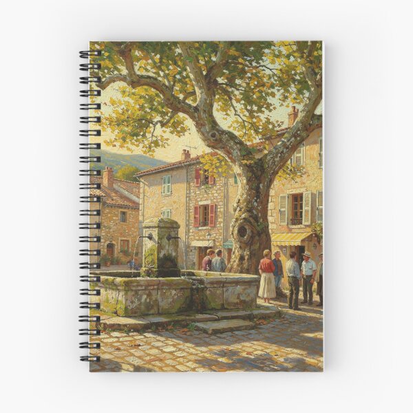 Item preview, Village square (Lozère - France) designed and sold by jefboutique6150.