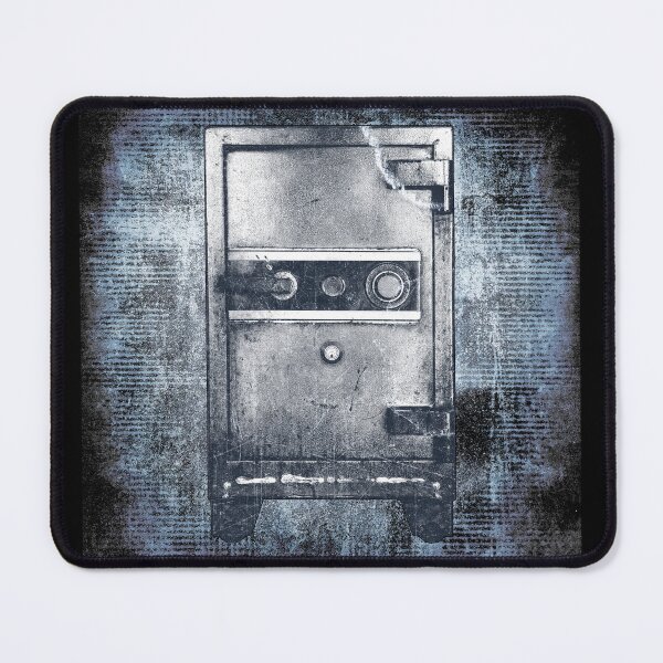 Item preview, Weathered Antique Iron Safe Blue Vault Combination Lock designed and sold by Ghoul Enterprises.
