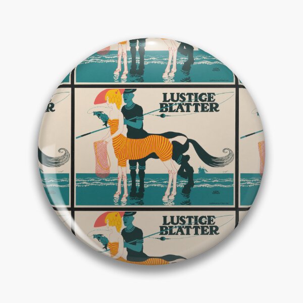 Item preview, Lustige Blätter Centaur Fishing 1910 designed and sold by artofuniverse.