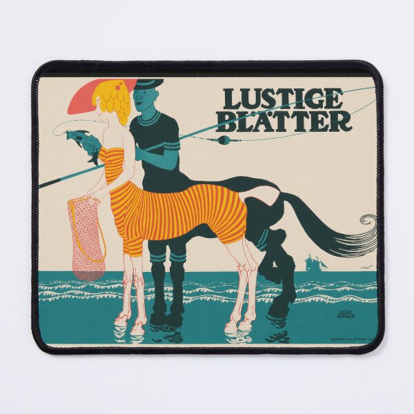 Item preview, Lustige Blätter Centaur Fishing 1910 designed and sold by artofuniverse.