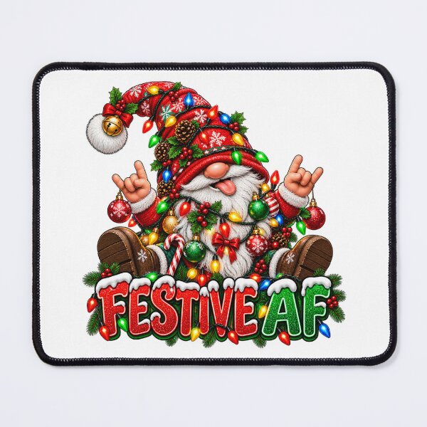 Item preview, Funny Christmas Gnome Festive AF Holiday Humor designed and sold by J-CCreations.