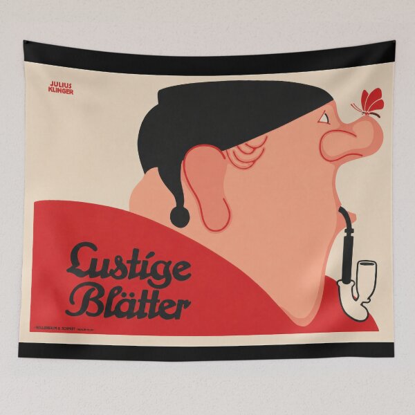 Item preview, Lustige Blätter Pipe Smoker 1900 designed and sold by artofuniverse.