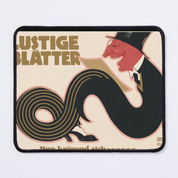 Item preview, Lustige Blätter Devilish Laughter 1914 designed and sold by artofuniverse.