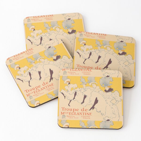 Item preview, Mademoiselle Eglantine Cancan Troupe 1896 designed and sold by artofuniverse.