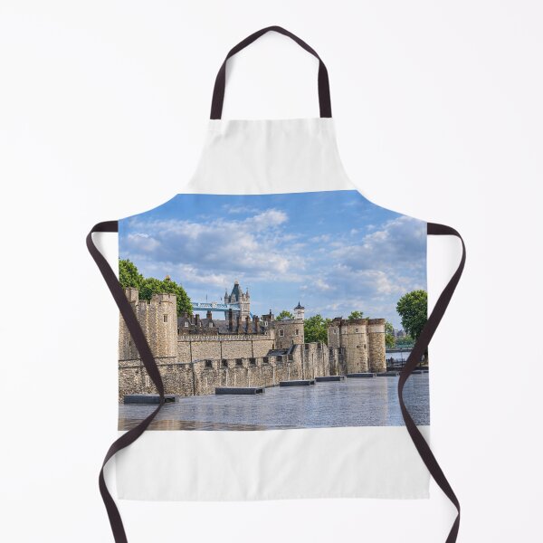 Item preview, Historic Walls of the Tower of London with Tower Bridge View designed and sold by Astute-Artio-Photography.