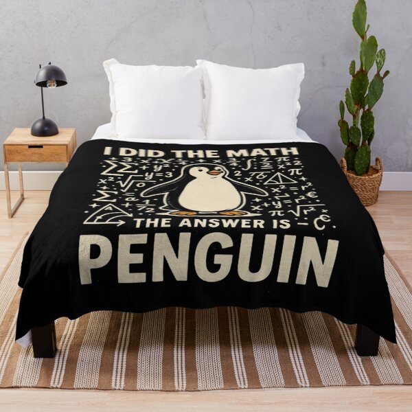 Item preview, I Did The Math The Answer Is Penguin Funny Math Lover Tee designed and sold by Dabbing Turtle Designs.