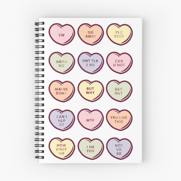 Item preview, rude conversation hearts designed and sold by Vissart.