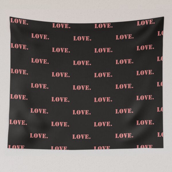 Item preview, Love Pink Minimalist Aesthetic Bold Typography designed and sold by HYPNK.