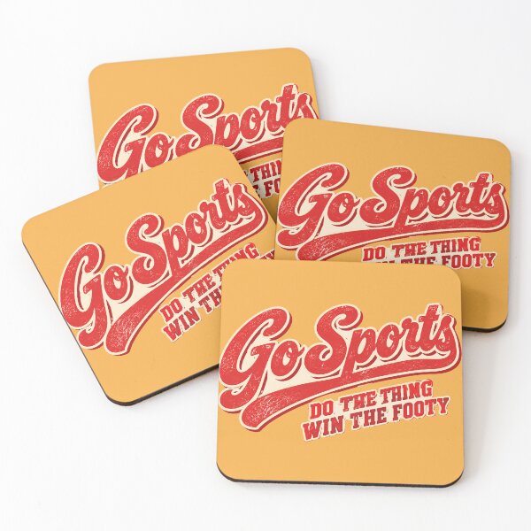 Item preview, Retro Go Sports Footy Sarcastic Aussie Fan designed and sold by Yellowriversss.