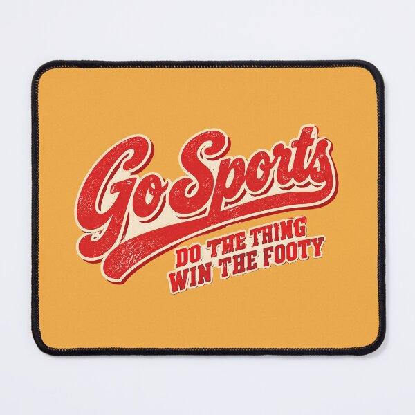 Item preview, Retro Go Sports Footy Sarcastic Aussie Fan designed and sold by Yellowriversss.