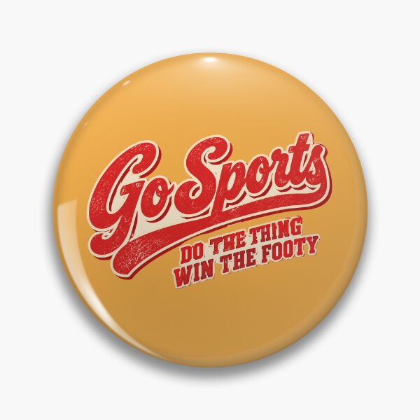 Item preview, Retro Go Sports Footy Sarcastic Aussie Fan designed and sold by Yellowriversss.