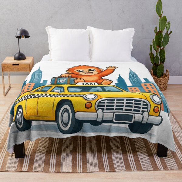 Item preview, Baby Orangutan Perched On Vintage Taxi (Kawaii Anime) designed and sold by vivendulies.