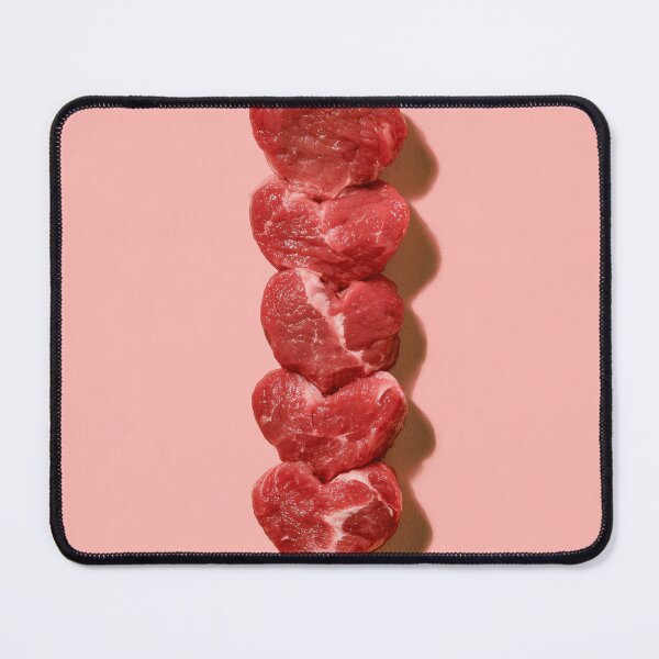 Item preview, Heart-Shaped Meat Skewer – Funny Meat Lover & Butcher Design designed and sold by WordPlayStudio.