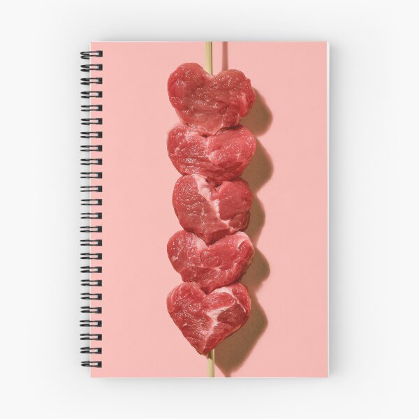 Item preview, Heart-Shaped Meat Skewer – Funny Meat Lover & Butcher Design designed and sold by WordPlayStudio.