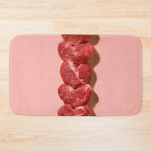 Item preview, Heart-Shaped Meat Skewer – Funny Meat Lover & Butcher Design designed and sold by WordPlayStudio.