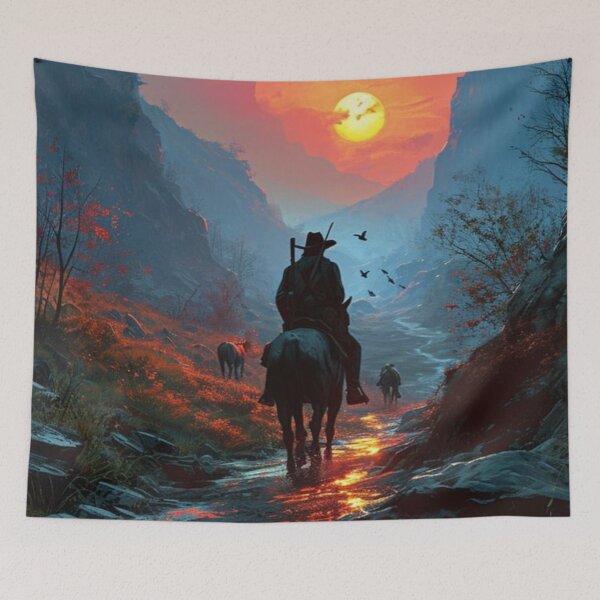 Item preview, The Outlaw's Journey - Cinematic Western Landscape designed and sold by koringaFTS.