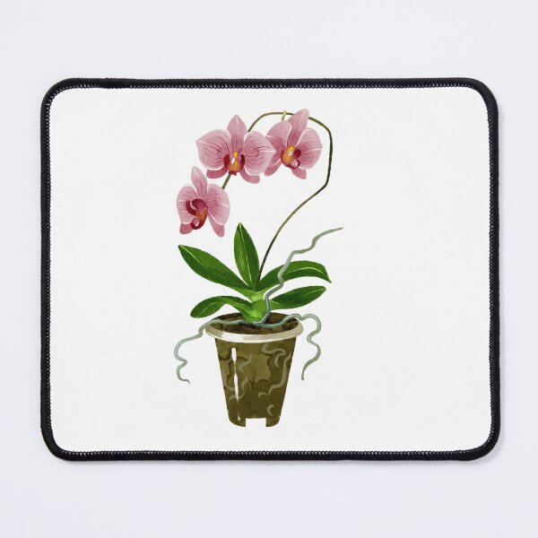 Item preview, Watercolor Pink Phalaenopsis Orchid in Pot designed and sold by Ms. Iryna.