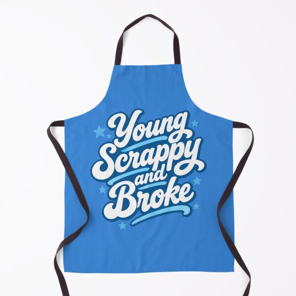 Item preview, Young Scrappy Broke Funny Retro College Script designed and sold by Yellowriversss.