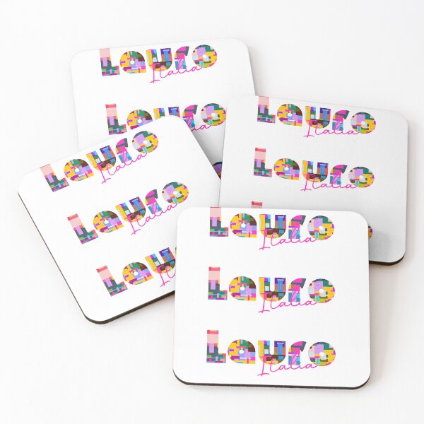 Item preview, Lauro, Avellino, Italy, Italia, colorful typography design for travellers designed and sold by Wanderful-roads.