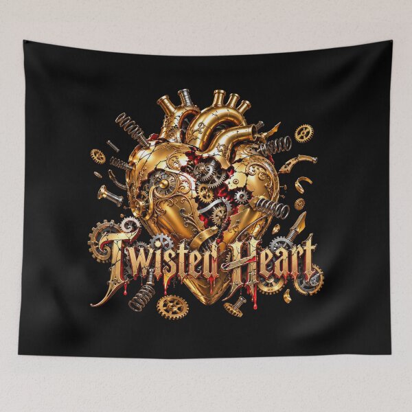 Item preview, Twisted Heart Golden Steampunk designed and sold by DansCreations42.
