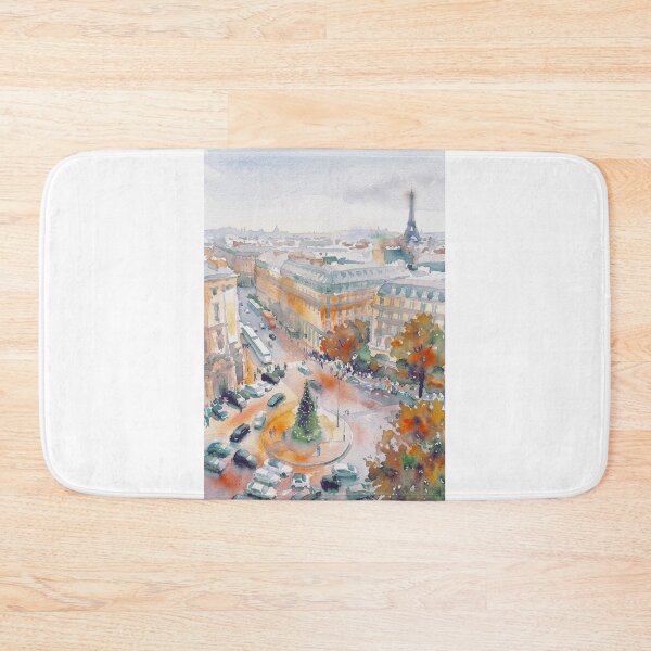 Item preview, Paris, Christmas Tree Roundabout and Eiffel Tower designed and sold by caracatita75.