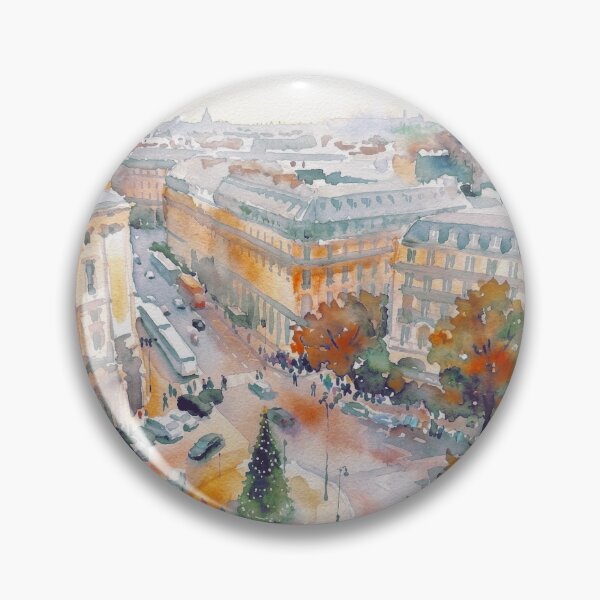 Item preview, Paris, Christmas Tree Roundabout and Eiffel Tower designed and sold by caracatita75.