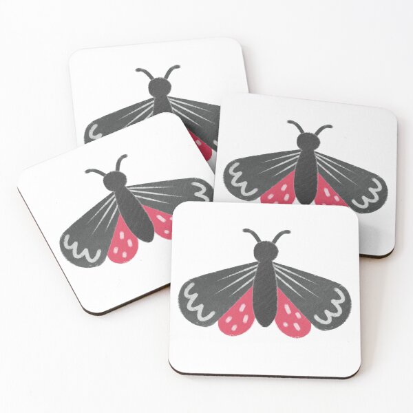Item preview, Black and Red Moth designed and sold by winterpumpkin.