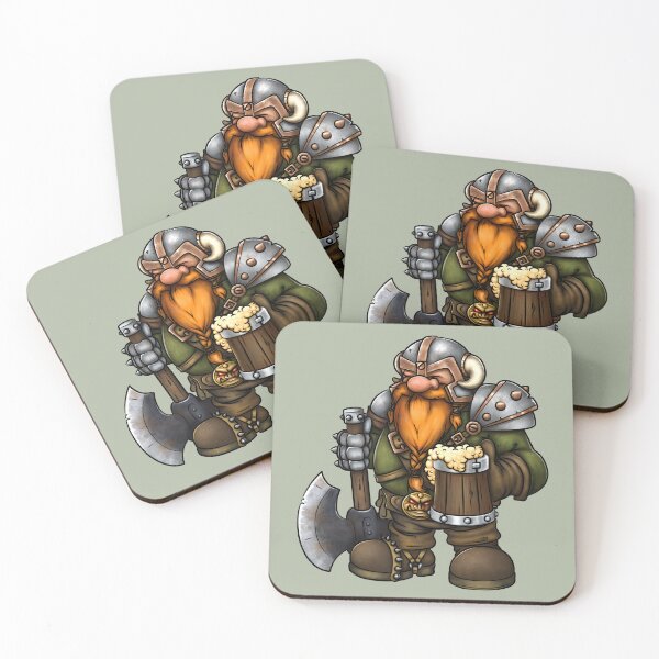 Item preview, Dimble the Ale Destroyer - fantasy dwarf character design designed and sold by Mr Brigzy.