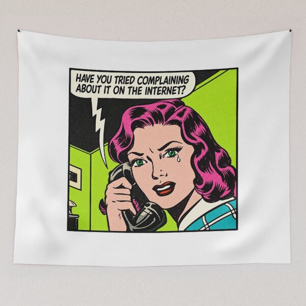 Item preview, Retro Pop Art Crying Girl Sarcastic Internet Meme Graphic designed and sold by TheDisloyalists.