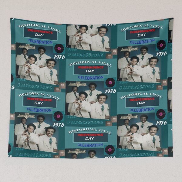 Item preview, "July 4th " 1976 THE IMPRESSIONS No.F designed and sold by VAVibrationArt.