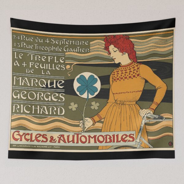 Item preview, Georges Richard Cycles Belle Epoque Advertisement designed and sold by artofuniverse.