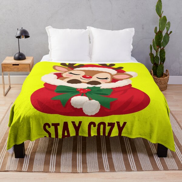 Item preview, Cute Reindeer Stay Cozy Winter - Christmas Holiday Gift designed and sold by stormk10.