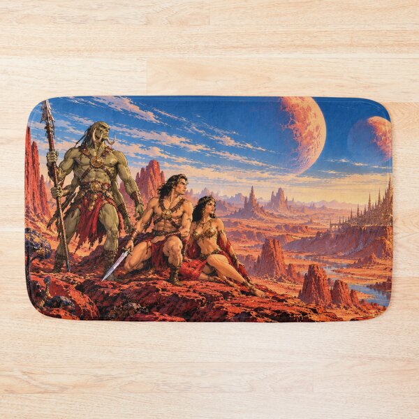 Item preview, John Carter of Mars: Legends of Barsoom – Epic Sci-Fi Fantasy Panorama designed and sold by OzyWear.