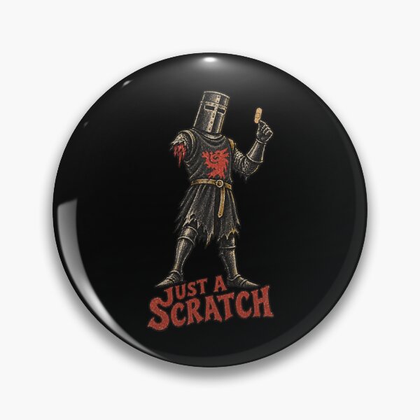 Item preview, Black Knight Just a Scratch designed and sold by Pandaburba.