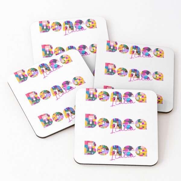 Item preview, Bonea, Benevento, Italy, Italia, colorful typography design for travellers designed and sold by Wanderful-roads.