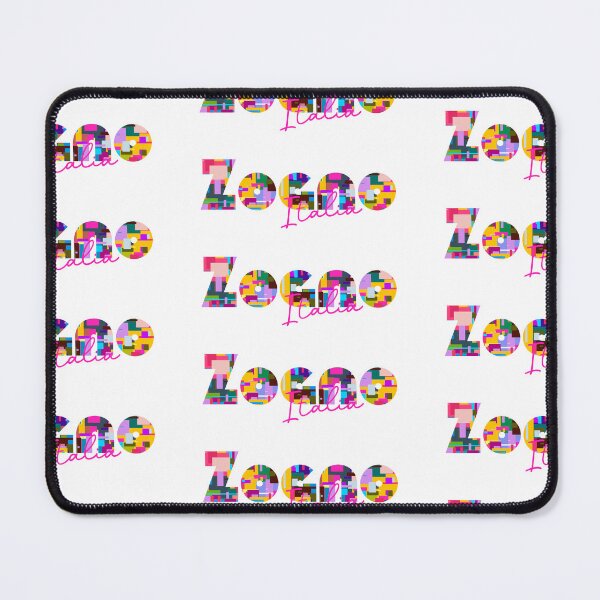 Item preview, Zogno, Bergamo, Italy, Italia, colorful typography design for travellers designed and sold by Wanderful-roads.
