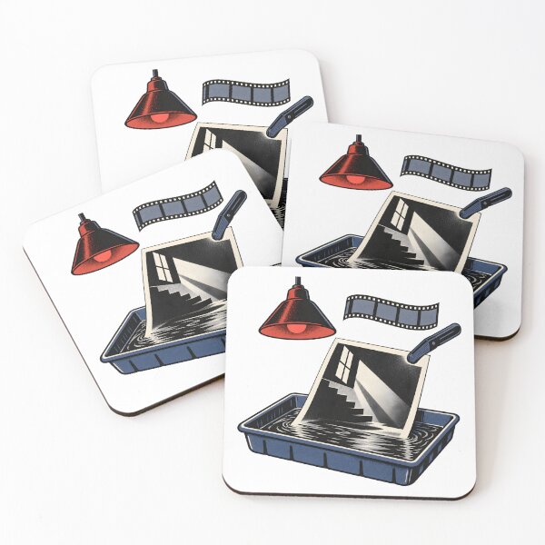 Item preview, Analog Darkroom Photograph Reveal Illustration designed and sold by Philippa Shop.