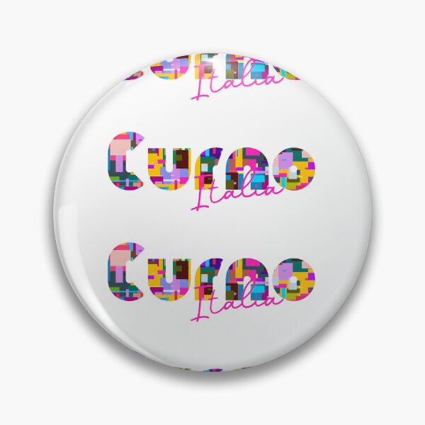 Item preview, Curno, Bergamo, Italy, Italia, colorful typography design for travellers designed and sold by Wanderful-roads.