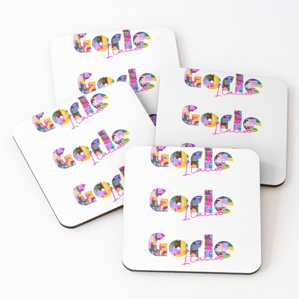 Item preview, Gorle, Bergamo, Italy, Italia, colorful typography design for travellers designed and sold by Wanderful-roads.
