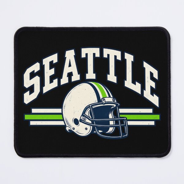 Item preview, Seattle Helmet Classic Arched Text Vintage Style designed and sold by choudane.