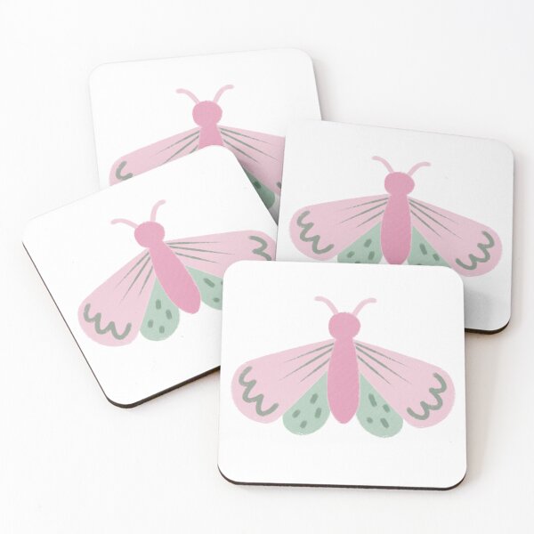 Item preview, Pink and Green Moth designed and sold by winterpumpkin.