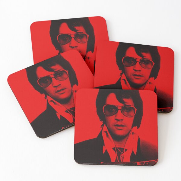 Item preview, Elvis Presley 1970 Mugshot Vintage Black and White Photo Sunglasses designed and sold by brianhillDESIGN.