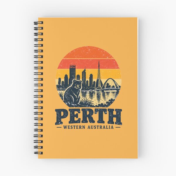 Item preview, Perth Quokka Sunset Retro Western Australia Skyline designed and sold by Yellowriversss.