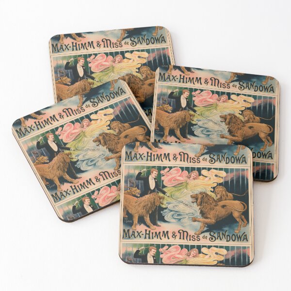 Item preview, Max Himm Lion Tamers Circus Advertisement designed and sold by artofuniverse.