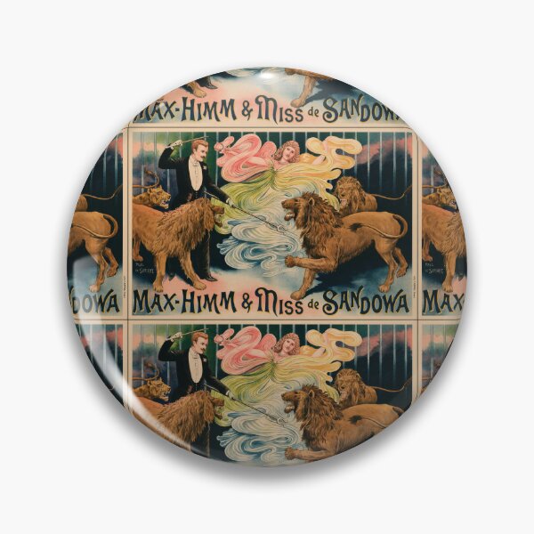 Item preview, Max Himm Lion Tamers Circus Advertisement designed and sold by artofuniverse.