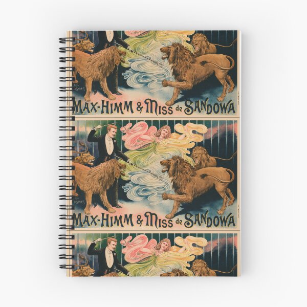 Item preview, Max Himm Lion Tamers Circus Advertisement designed and sold by artofuniverse.